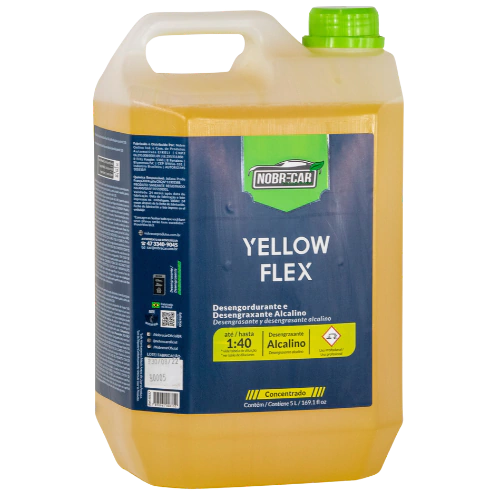 Desengrasante alcalino concentrado- YELLOW FLEX 5L - Alto rendimiento