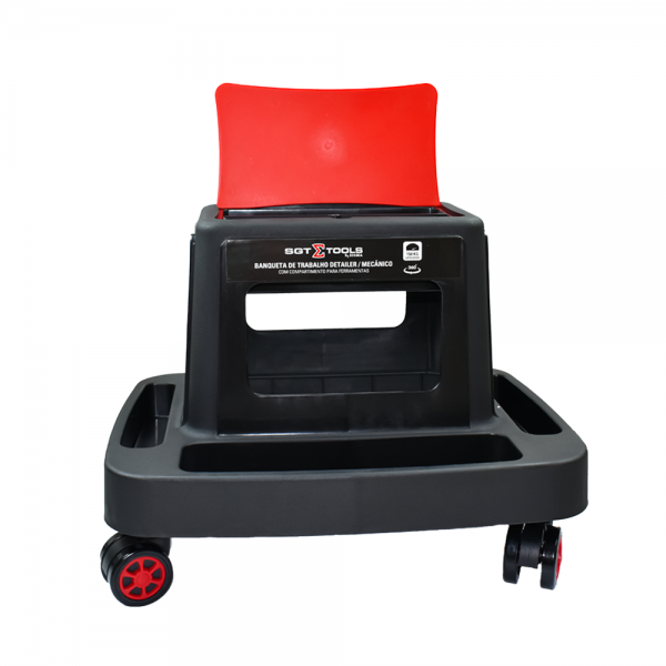 TABURETE DE TRABAJO DETALLADO DE 360 GRADOS/CAPACIDAD MECÁNICA 150KG - SGT