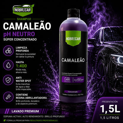Shampoo Camaleón pH Neutro Súper Concentrado