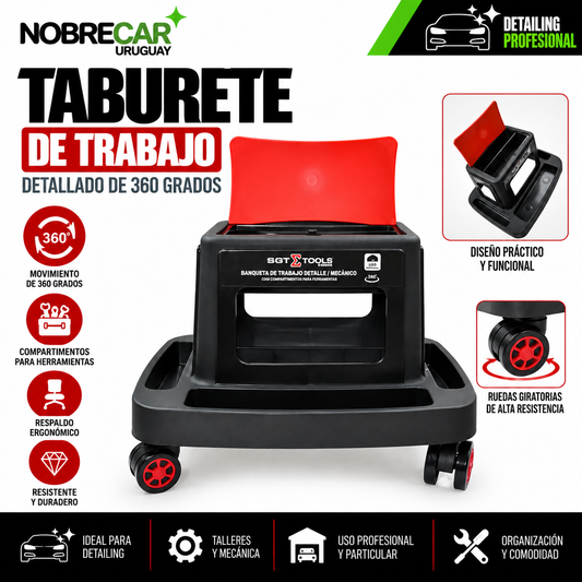 TABURETE DE TRABAJO 360 GRADOS - SGT