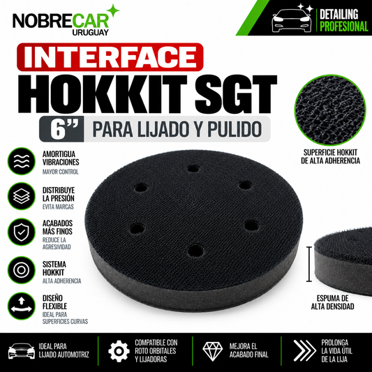 Interface Hokkit SGT 6" para Lijado y Pulido