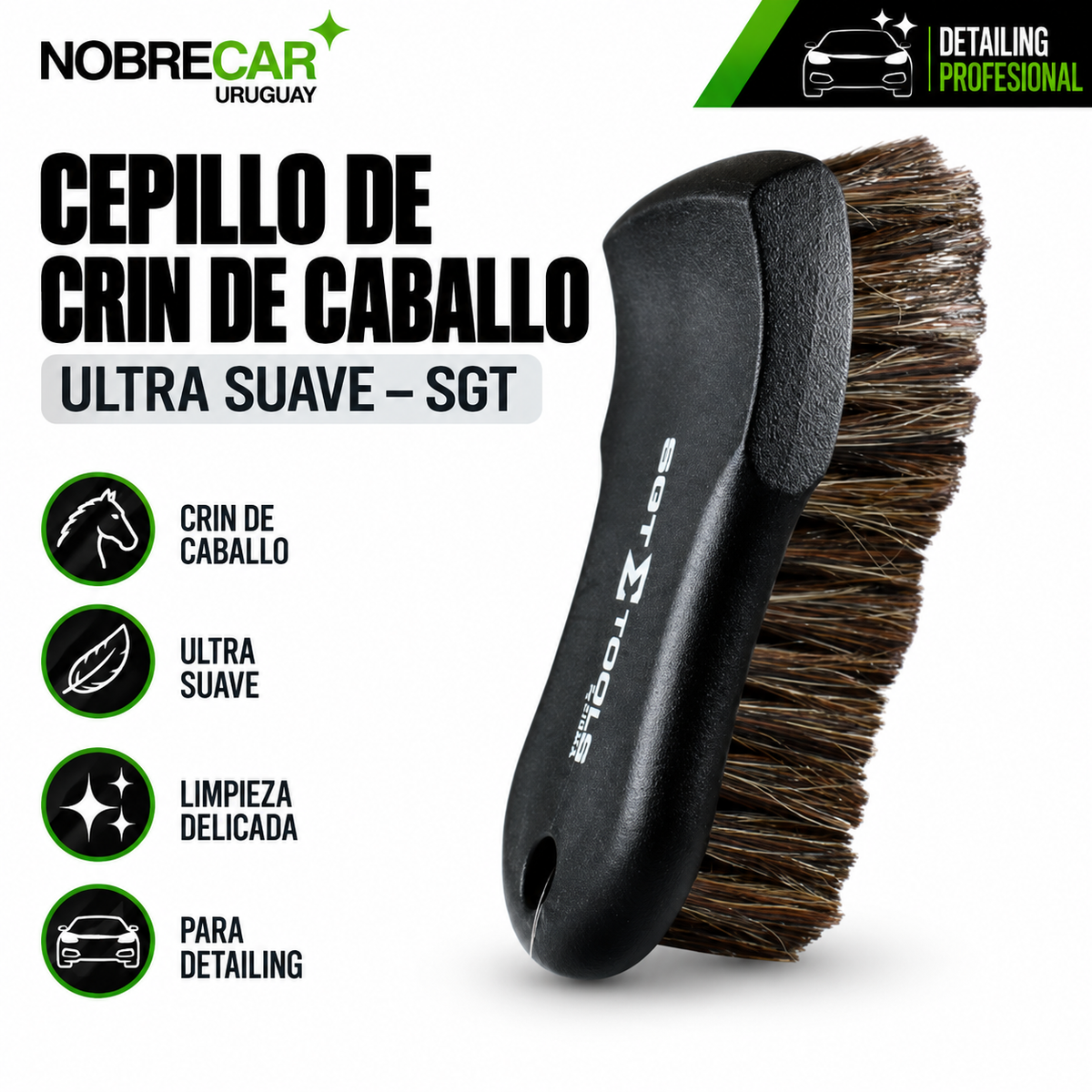 Cepillo de Clina de Caballo Ultra Suave - SGT