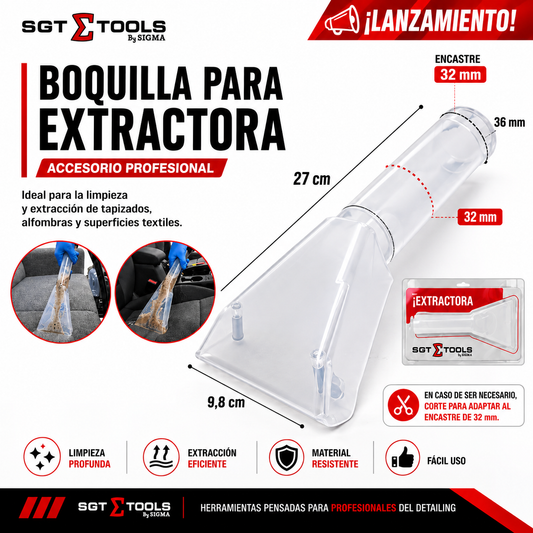 Pico Universal para Extractora y Aspiradora - SGT Tools