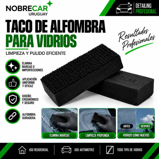 Taco de Alfombra Para Vidrios 1 un