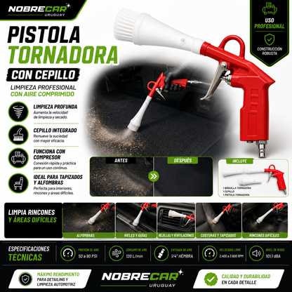 Pistola Tornadora con Cepillo SGT-9911 Sigma Tools