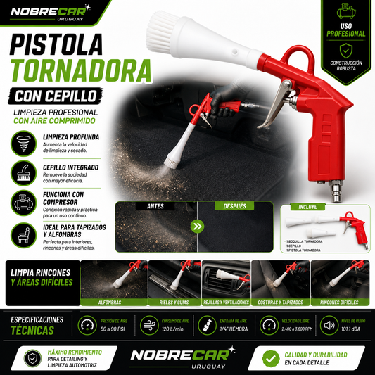Pistola Tornadora con Cepillo SGT-9911 Sigma Tools