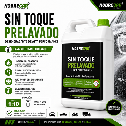 Desengrasante Profesional para Lavado sin Contacto SEM TOQUE - 5L