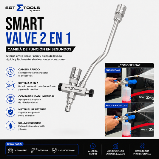 Smart Valve 2 en 1 para Hidrolavadora | SGT Tools