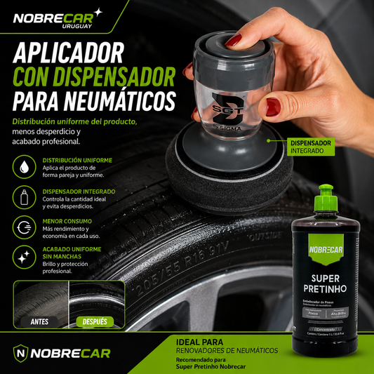 Aplicador de Negro para Neumáticos con Dispensador Sigma Tools