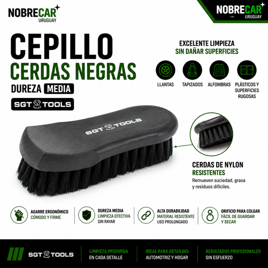 CEPILLO CERDAS NEGRAS DUREZA MEDIA - SGT