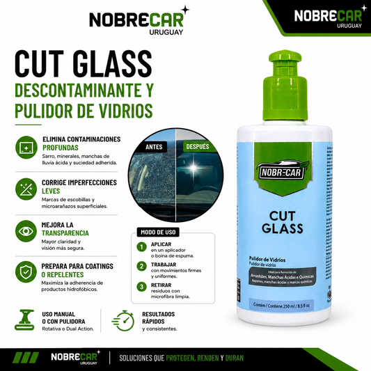 Pulidor de Vidrio Cut Glass 250 Ml