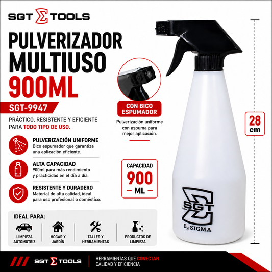 Pulverizador Multiuso 900ml Sgt-9947 - Sgt Tools