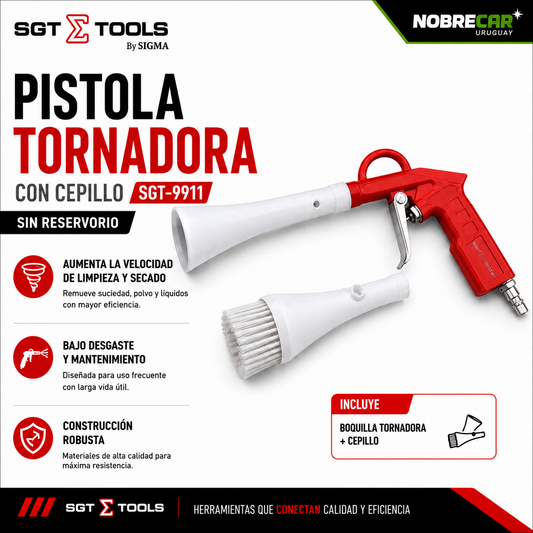 Pistola Tornadora con Cepillo SGT-9911 Sigma Tools