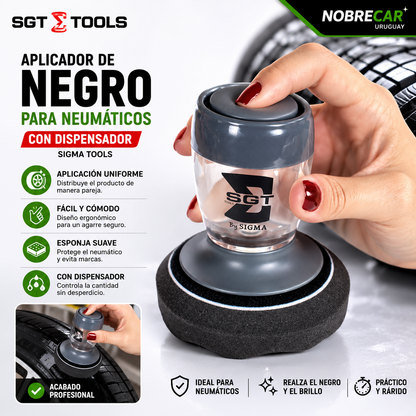 Aplicador de Negro para Neumáticos con Dispensador Sigma Tools