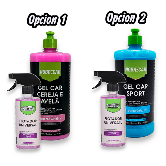 Kit Limpiador + Revitalizador de Plásticos